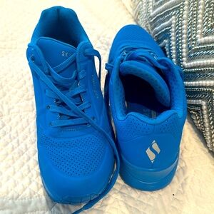 Skechers Royal Blue Sneakers Uno 7